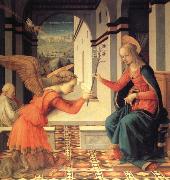 Fra Filippo Lippi The Annunciation with Donor oil painting on canvas